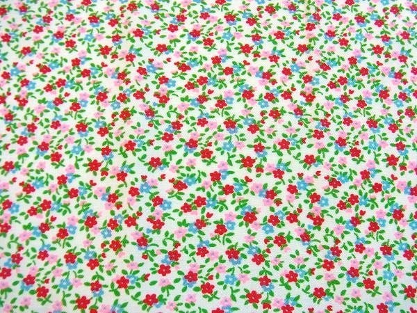 可愛い小花柄・デッドストック・ヴィンテージ・ファブリック/生地　USA