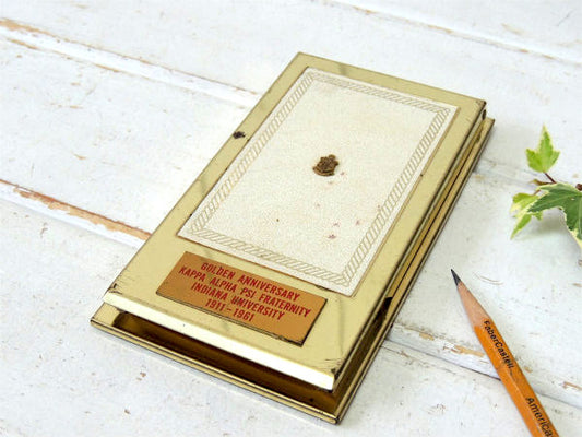 パークシャーマン  KAPPA ALPHA 友愛 フリーメイソン 1911-1961 メモ帳付き ヴィンテージ メモホルダー USA