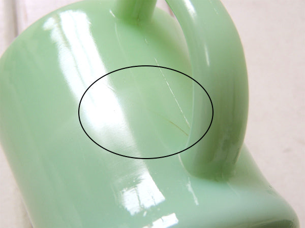 【Fire King】ファイヤーキング・ジェダイ・50's・Dハンドル・マグカップ/食器