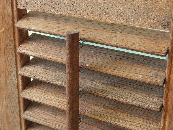 木製・アンティーク・ルーバー/ヴォレー/シャッター/建具　USA