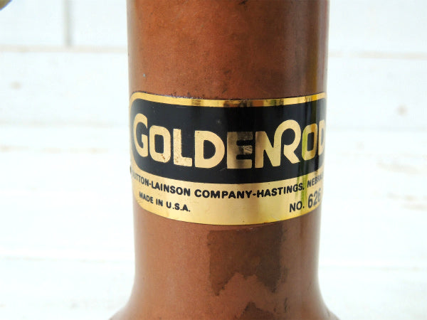 【GOLDENROD・USA】ヴィンテージ・メタル製・オイル差し・液体容器・ガレージ・工業系