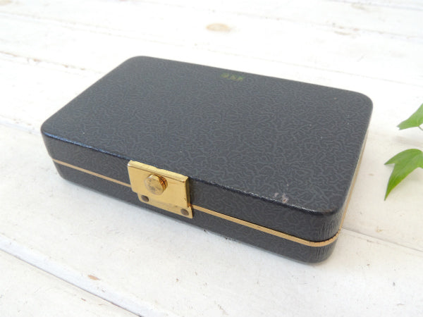 【HICKOK】MEN・ナイトヘルム柄・ヴィンテージ・ジュエリーケース/宝石箱/ジュエリーボックス