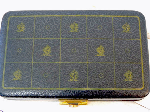 【HICKOK】MEN・ナイトヘルム柄・ヴィンテージ・ジュエリーケース/宝石箱/ジュエリーボックス