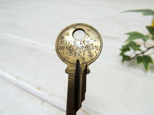 【U.S.P.S】アメリカ合衆国郵便公社・真鍮製・ヴィンテージ・キー・KEY・鍵