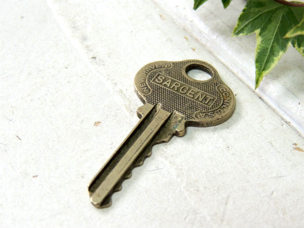 1920's・SARGENT NEW HAVEN・オールド・ヴィンテージ・キー KEY・鍵