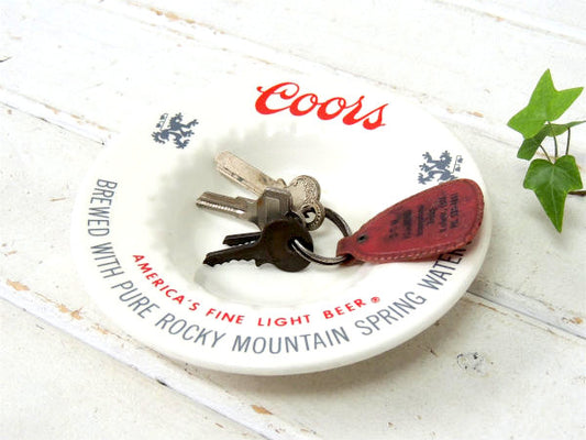 【Coors・クアーズ・ビール】ヴィンテージ・陶器製・灰皿 /アシュトレイ/アドバタイジング