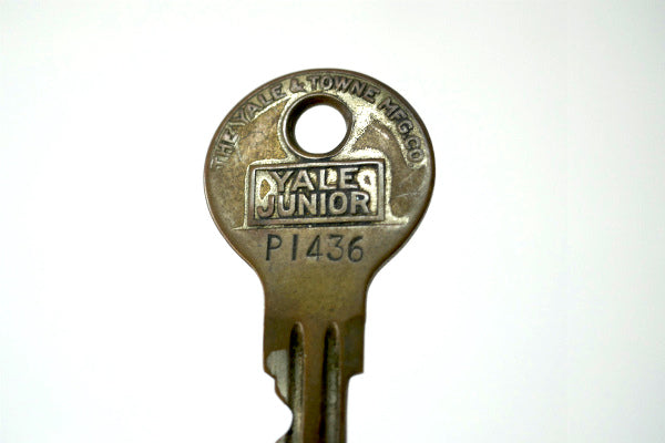 YALE JUNIOR・真鍮製・ヴィンテージ・Key・キー・エール・ジュニア 鍵・OLDキー