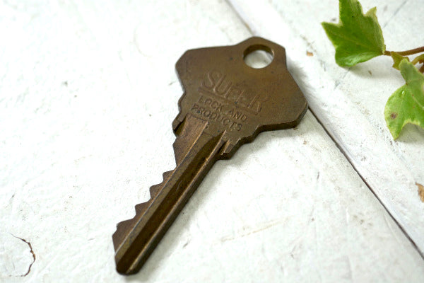 【SUPER LOCK】バッファロー・ニューヨーク・真鍮製・ヴィンテージ・オールドキー・鍵・Key
