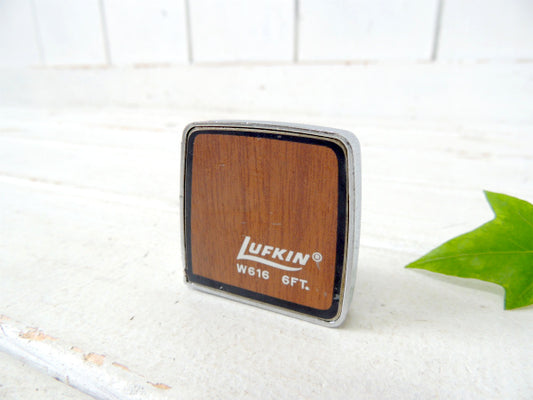 LUFKIN・USA ウッド柄・ヴィンテージ・メジャーテープ・巻尺・工業系