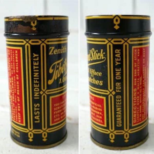 Zenith  スクラッチ 家具 修復剤 ビンテージ ティン缶 修理メンテナンス DIY USA