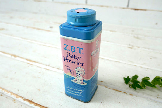 1940's~ Z.B.T. Baby Powder ティン製・US ヴィンテージ・ベビーパウダー缶