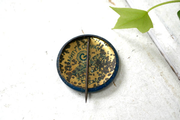 1930s CHEVROLET シボレー・アメ車・ヴィンテージ・缶バッジ・USA・アドバタイジング