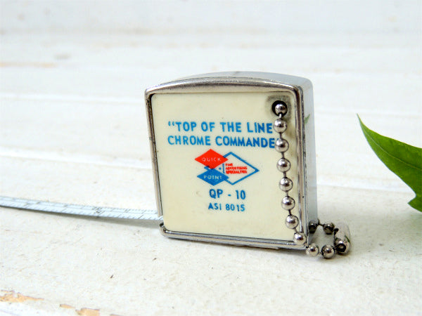 【キーホルダータイプ・TOP OF THE LINE】アドバタイジング・ヴィンテージ・メジャー・巻尺