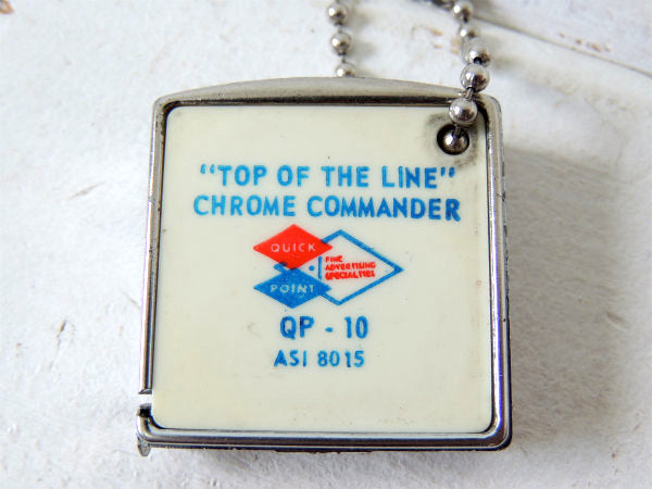 【キーホルダータイプ・TOP OF THE LINE】アドバタイジング・ヴィンテージ・メジャー・巻尺