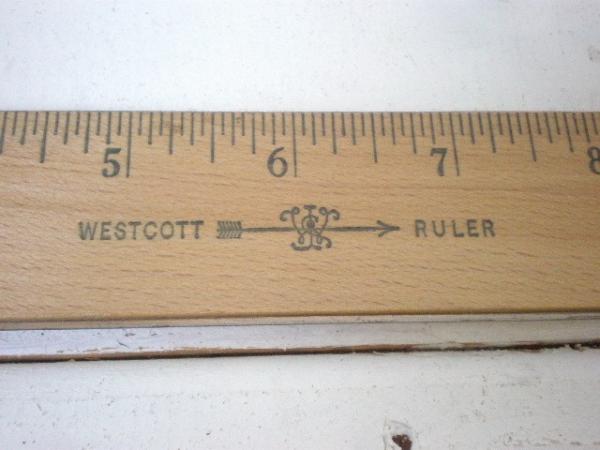 USA　WESTCOTT・木製ビンテージ・ルーラー