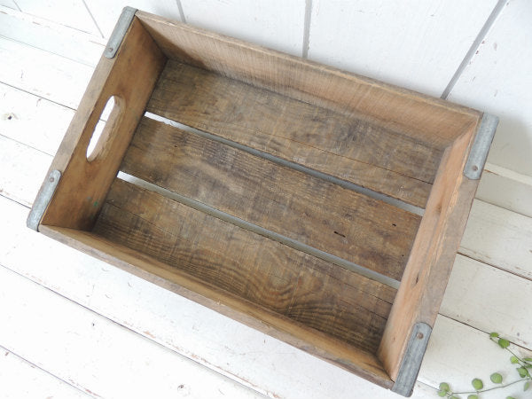 【7up】セブンアップ・ドリンクのヴィンテージ・木箱/ウッドボックス USA