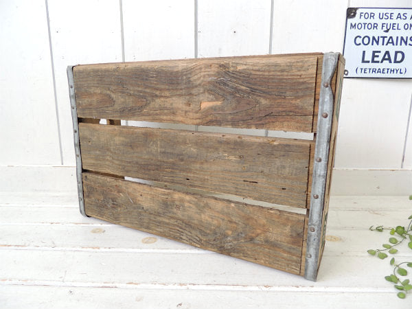 【7up】セブンアップ・ドリンクのヴィンテージ・木箱/ウッドボックス USA