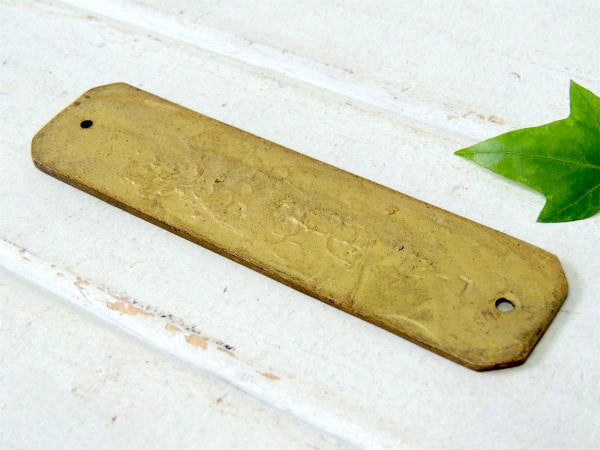 STORE 船内プレート 真鍮製 アンティーク サインプレート 看板 USA