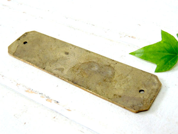 【CASHIER/船内プレート/真鍮製】アンティーク・サインプレート・看板・USA