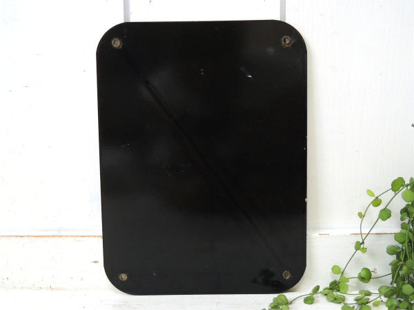 【TO CROSS←PUSH BUTTON】道路標識・ホーロー製・ヴィンテージ・サイン/看板