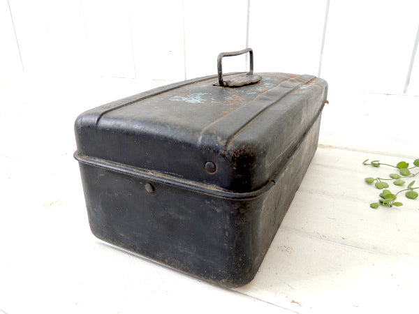 【WTG】メジャー付き・2段式・ヴィンテージ・タックルボックス・ツールボックス/工具箱US