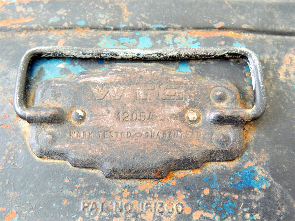 【WTG】メジャー付き・2段式・ヴィンテージ・タックルボックス・ツールボックス/工具箱US