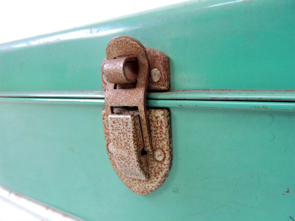 【LIBERTY・NY】メジャー付き・2段式・ビンテージ・タックルボックス・ツールボックス/工具箱