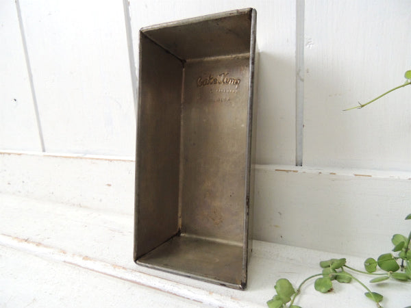 【BakeKing】長方形・ヴィンテージ・ケーキモールド/ベーキングティン/焼型 USA