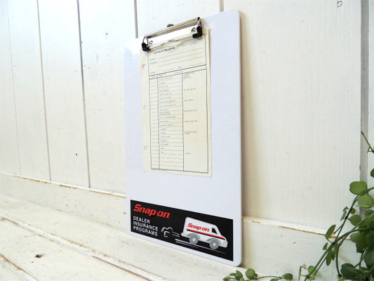 【Snap-on/スナップオン/アドバタイジング】クリップボード/バインダー/VAN/USA
