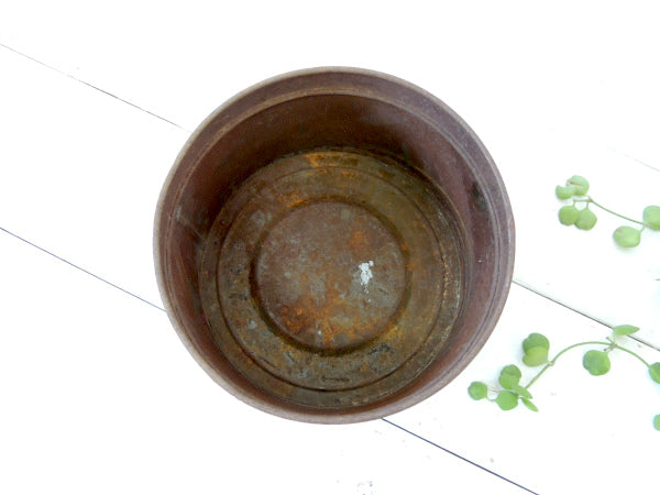 【Manning's COFFEE】ブリキ製・アンティーク・シャビーなコーヒー缶/ティン缶