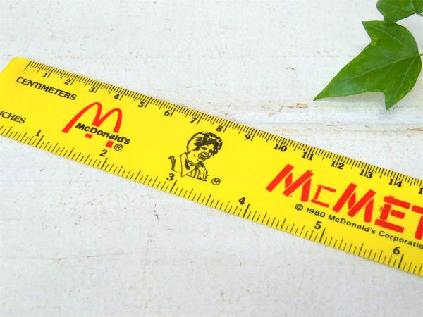 McDonald's マクドナルド キャラクター 80's ヴィンテージ ルーラー 定規 ものさし アドバタイジング USA