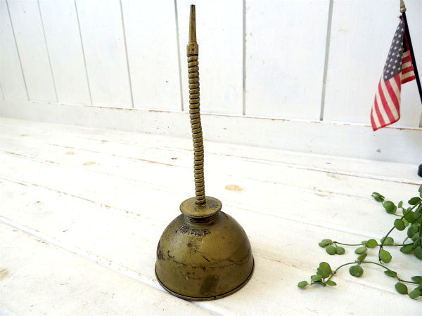 【EAGLE・USA】ヴィンテージ・メタル製・オイル差し・オイラー・液体容器・ガレージ・工業系