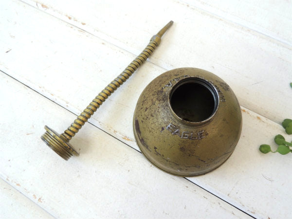 【EAGLE・USA】ヴィンテージ・メタル製・オイル差し・オイラー・液体容器・ガレージ・工業系