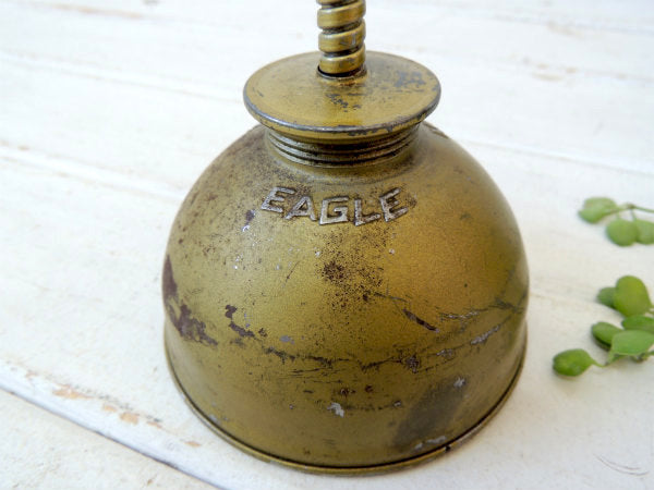 【EAGLE・USA】ヴィンテージ・メタル製・オイル差し・オイラー・液体容器・ガレージ・工業系