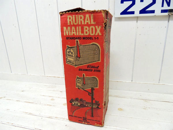 【US MAIL】デッドストック箱付き未使用品・ヴィンテージ・メールボックス・ポスト・郵便受け
