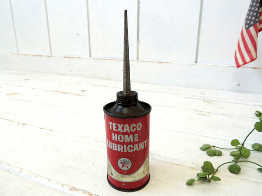【TEXACO・テキサコ】ヴィンテージ・オイル差し・液体容器・ガレージ・工業系