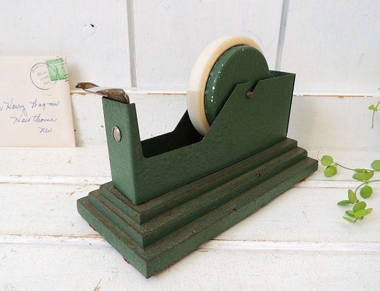 Scotch スコッチ・グリーン アンティーク・テープカッター テープディスペンサー USA