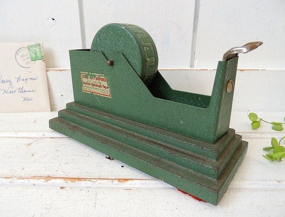 Scotch スコッチ・グリーン アンティーク・テープカッター テープディスペンサー USA