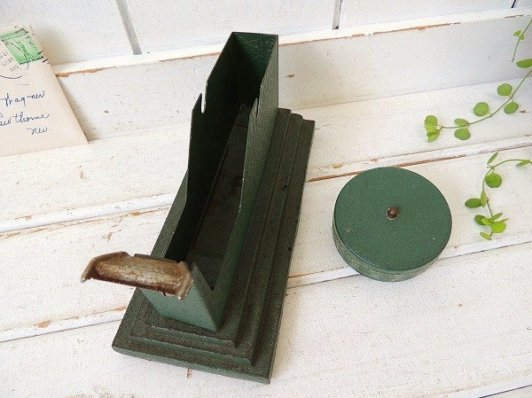 Scotch スコッチ・グリーン アンティーク・テープカッター テープディスペンサー USA