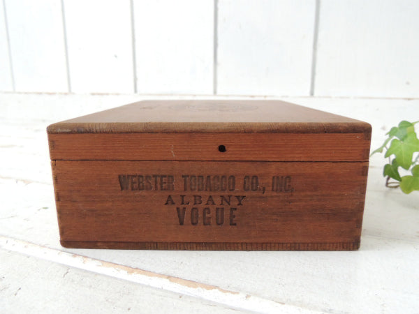 【WEBSTER TOBACCO CO】木製・ヴィンテージ・タバコケース・ウッドボックス・木箱