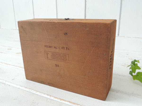 【WEBSTER TOBACCO CO】木製・ヴィンテージ・タバコケース・ウッドボックス・木箱