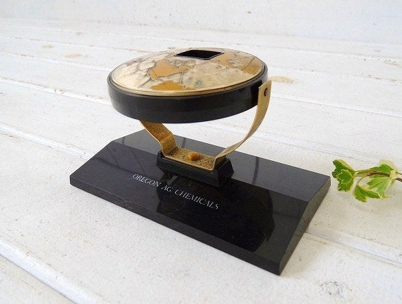 地球儀型・ノベルティ・ヴィンテージ・デスクカレンダー/卓上カレンダー USA