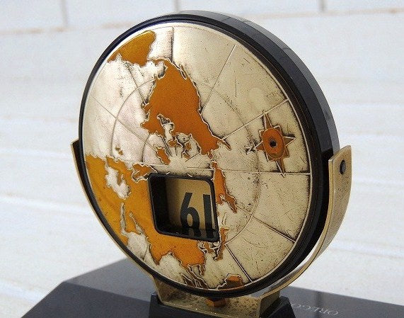 地球儀型・ノベルティ・ヴィンテージ・デスクカレンダー/卓上カレンダー USA