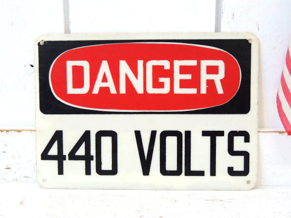 1950〜1960's・DANGER 高電圧・危険 ヴィンテージ・ファイバー製 ストリートサイン・看板 US