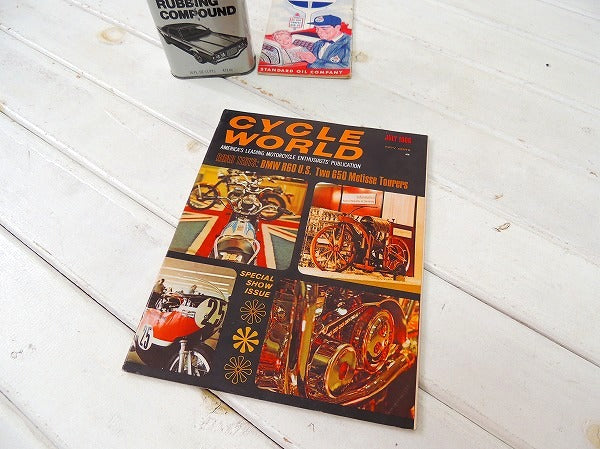 【CYCLE WORLD/1968/BMW】ビンテージ・オートバイ雑誌・USA・ハーレーダビッドソン