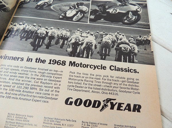【CYCLE WORLD/1968/BMW】ビンテージ・オートバイ雑誌・USA・ハーレーダビッドソン