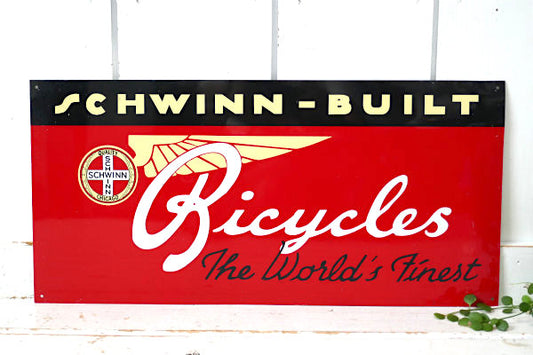 SCHWINN・シュウィン・自転車・アメリカン ビンテージ・サイン・看板・USA