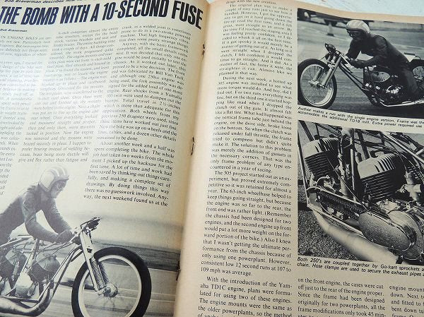 【cycle guide/1968/JAWA250 CALIF.】ビンテージ・オートバイ雑誌・USA