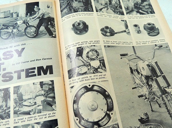 【cycle guide/1968/JAWA250 CALIF.】ビンテージ・オートバイ雑誌・USA