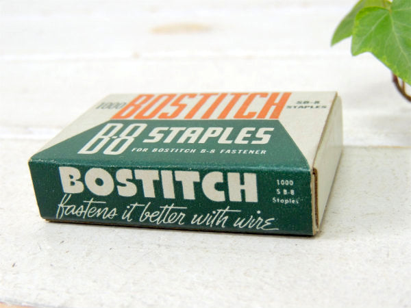 【BOSTITCH】デッドストック・ヴィンテージ・ホッチキス芯/紙箱/パッケージ USA